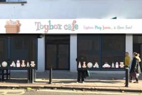 Signage for the Toybox Cafe planned for South Street, taken from planning portal