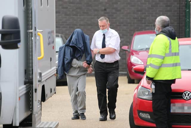 Sandijs Dreimanis when he appeared at Crawley Magistrates last year