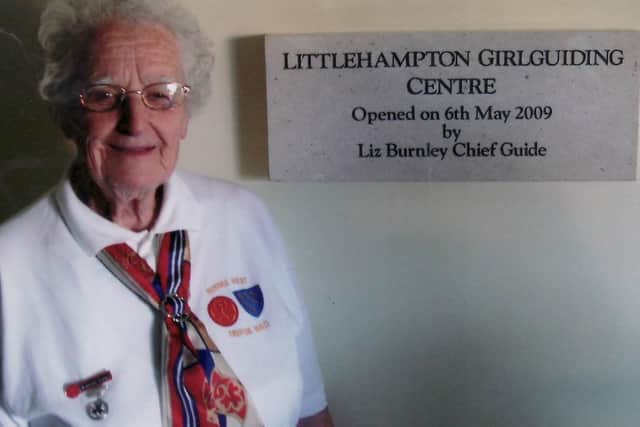 Margaret Baker was awarded an MBE for her services to Girlguiding in Littlehampton