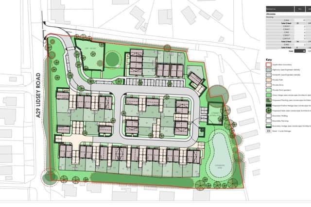Approval for the details of a 38-home development at Woodgate is being sought