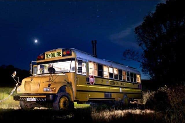 SKOOLIE STAYS. Photo by Visit Eastbourne. SUS-220118-102356001