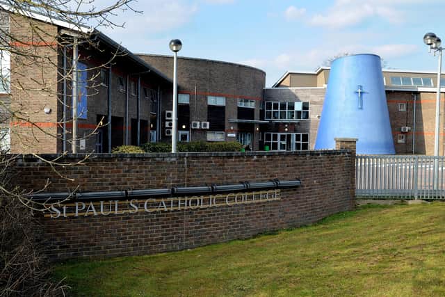 St Paul’s Catholic College in Burgess Hill. Photo: Steve Robards, SR1609010.