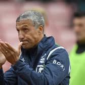 Chris Hughton has been impressed with Brighton's progress since he guided them to the Premier League