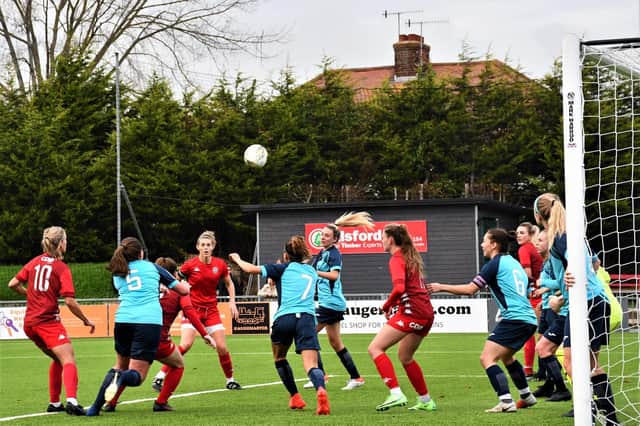 Worthing Women in action earlier in the season / Picture: OneRebelsView