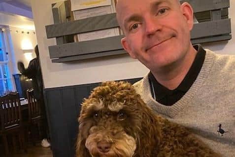 Burgess Hill resident Lee Rae-Byford with three-year-old cockapoo Skye who has made a full recovery. Picture: Lee Rae-Byford.