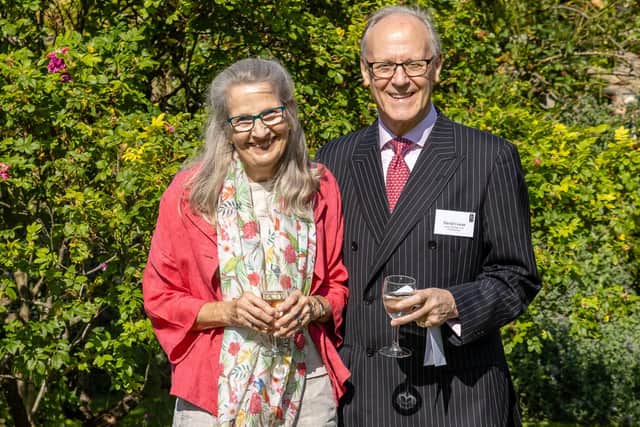Sussex Heritage Trust Awards chairman David Cowan and Gilly Cowan. Photograph: James French