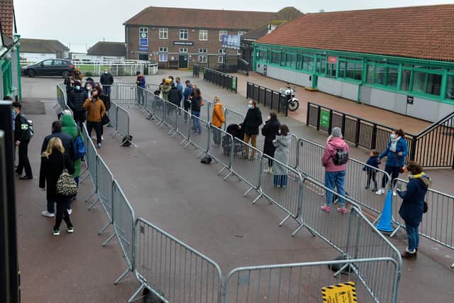 People can get a walk-in vaccine at Brighton racecourse between 9.30am and 1.30pm on Friday, Saturday, Sunday and Monday