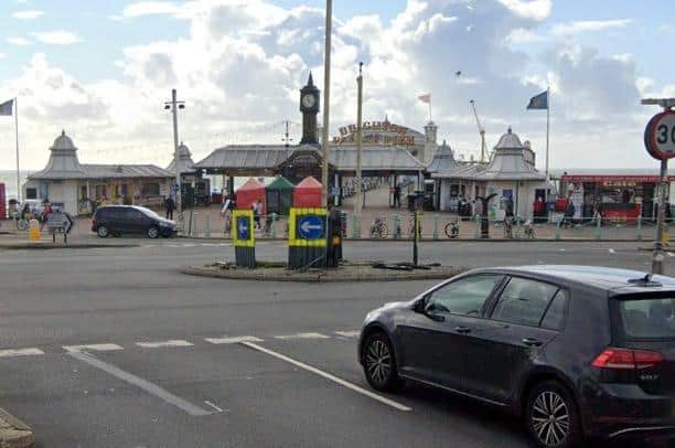 The roundabout by the Palace Pier will be replaced with a T-junction