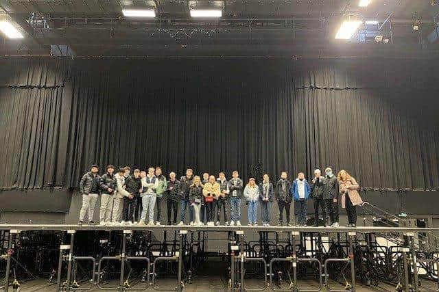 Collyers students explore the Brighton Centre as they learn the business of event management.
