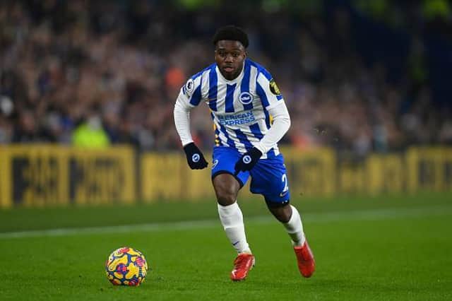 Brighton's flying wing back Tariq Lamptey is getting back to his best after hamstring surgery