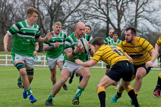 Horsham continued their improved form with a hard-fought win at Coolhurst against London Cornish scoring five tries in the process. Pictures by Darryl Sears/DAS Sport Photography