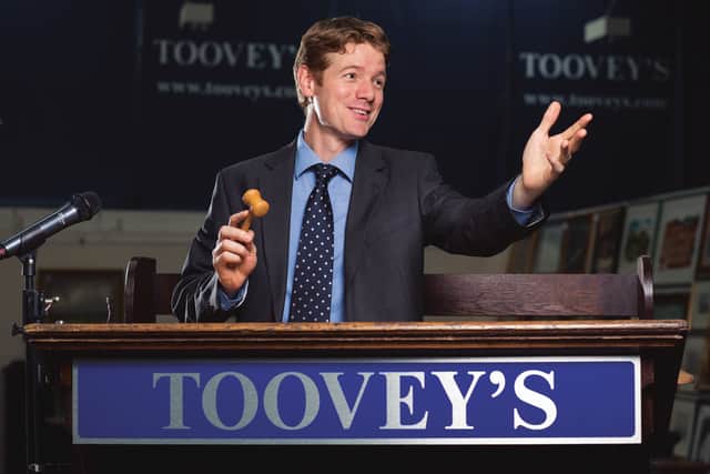 Toovey’s senior executive and auctioneer William Rowsell. Photograph: Toovey's