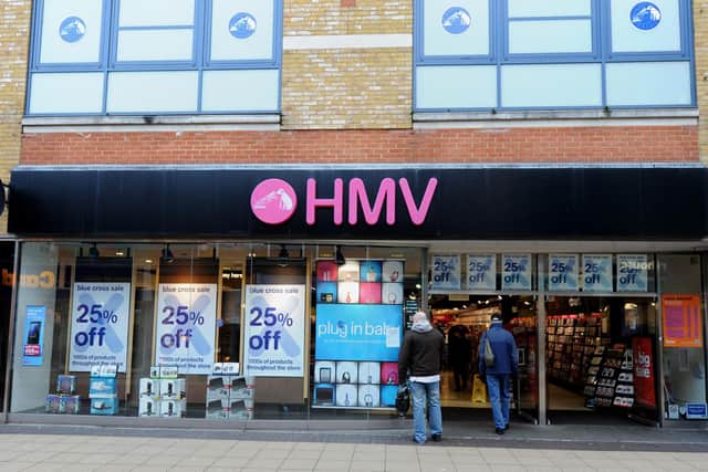 The HMV Crawley store was replaced by Dunelm's concept store in 2020
