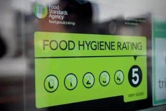 A number of eateries have been awarded a five-star food-hygiene rating