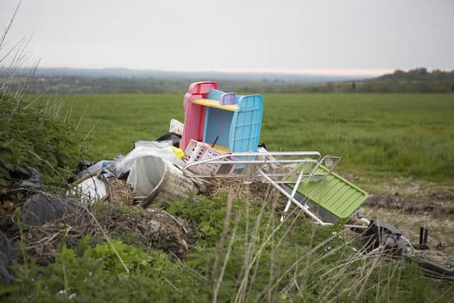 A total of 121,283 fly-tipping incidents were recorded across the South East in 2020/21, up from 90,507 during the previous 12 months. Photo: Cameron Wells
