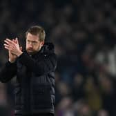 Graham Potter is hoping to guide Brighton to their highest ever top flight finish