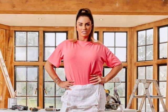 Katie Price on the Channel 4 TV programme Katie Price's Mucky Mansion is being aired tomorrow (January 26)