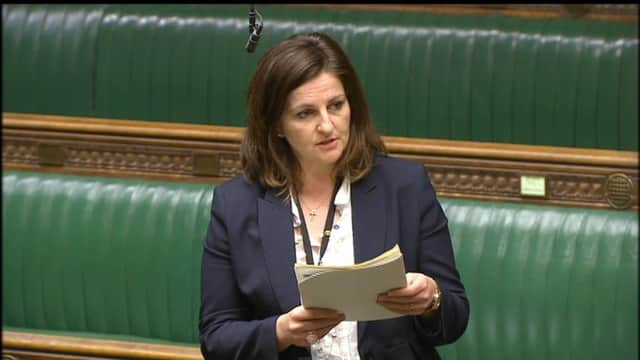 Eastbourne MP Caroline Ansell speaking in Parliament SUS-160709-094144001