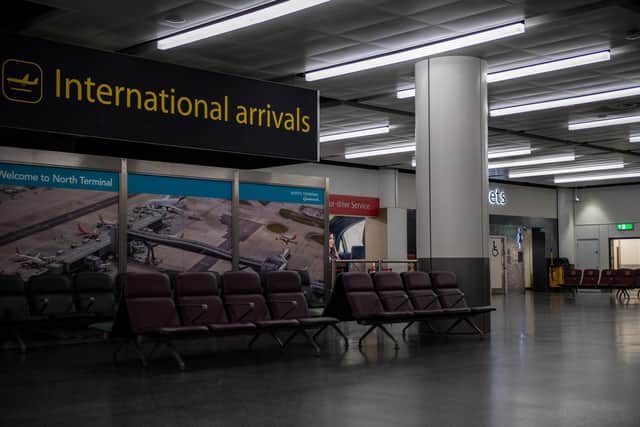 Gatwick has welcomed the decision to axe Covid testing for fully vaccinated passengers arriving in to the UK. Picture by Chris J Ratcliffe/Getty Images