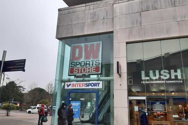 hmv will replace DW Sports Store