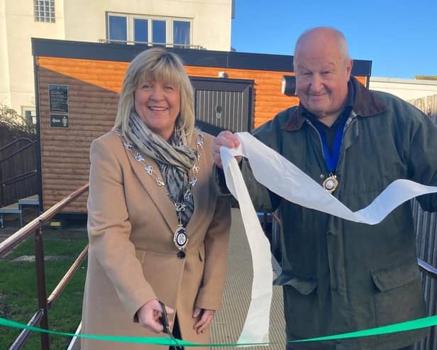 Councillor Mrs Alison Cooper, chairman of the Parish Council in partnership with councillor Graham Tyler, vice-chairman of the Parish Council