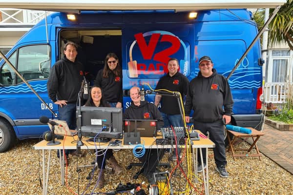 The team at V2 Radio