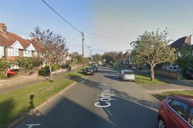Angry chicken on the run in Cornwall Road, Littlehampton. Photo from Google Maps. SUS-220126-181440001