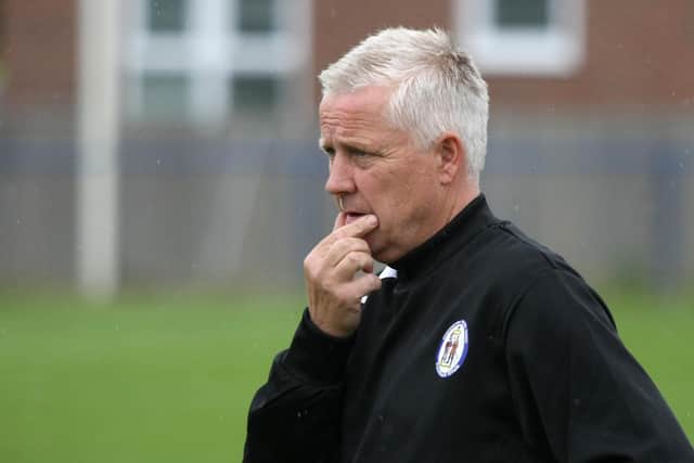 Shaun Saunders said Haywards Heath Town’s shock decision to relieve him from his managerial duties was a hard pill to swallow. Picture by Derek Martin Photography and Art