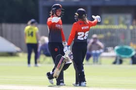 Danni Wyatt and Georgia Elwiss in action for Southern Vipers Photo: Getty Images