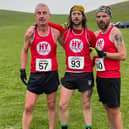 HY Runners at the masters at Lancing - Terry Puxty, Jamie Webb and Carl Adams