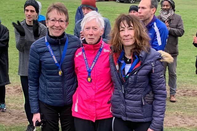 A trio of Chichester Runners at Lancing / Picture: Peter Anderson