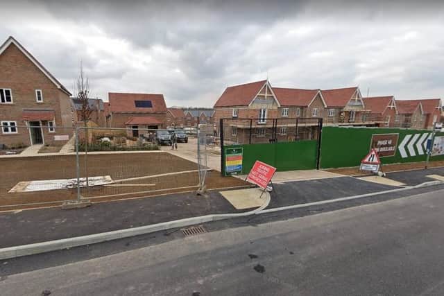 Housebuilding in Burgess Hill (Google Maps - Street View)