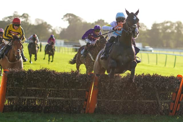 They go over the sticks at Fontwell Park on Sunday afternoon / Picture: Getty