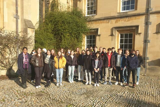 Collyer's students visited St John's College in Oxford as part of the Oxbridge programme.