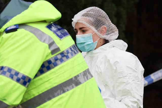 Sussex Police said detectives are investigating the death of a 55-year-old woman at a house in Stonefield Way, Burgess Hill. Photo: Eddie Mitchell.