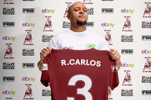 Roberto Carlos will play for a Sunday side in Shrewsbury