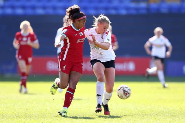 Georgia Timms couldn't save Lewes from defeat to Crystal Palace / Picture: Getty
