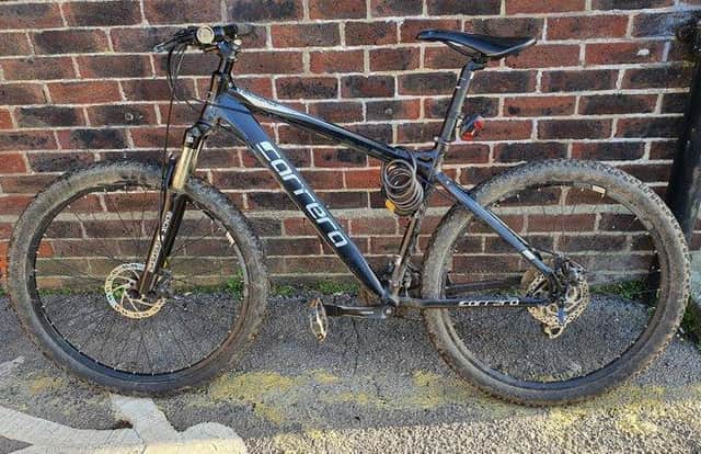 Chichester Police have recovered a bike in Emsworth yesterday (Sunday, January 30). SUS-220131-125830001