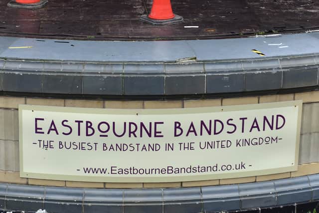 Eastbourne Bandstand (Pic by Jon Rigby) SUS-220126-121556001