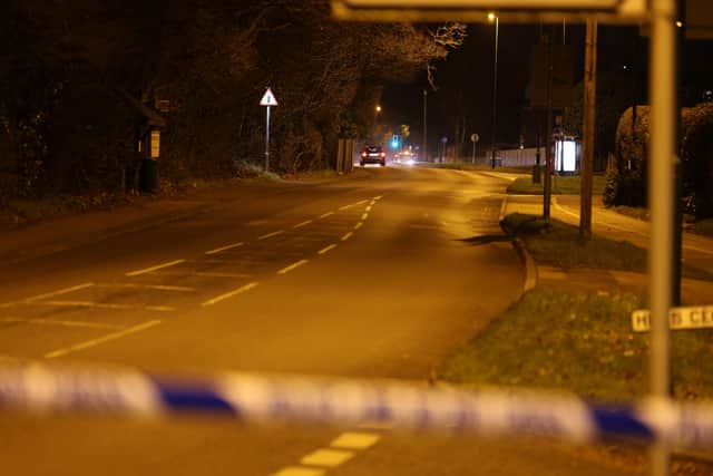 The A281 road in Horsham was closed when a man in his 70s died following a crash with a lorry
