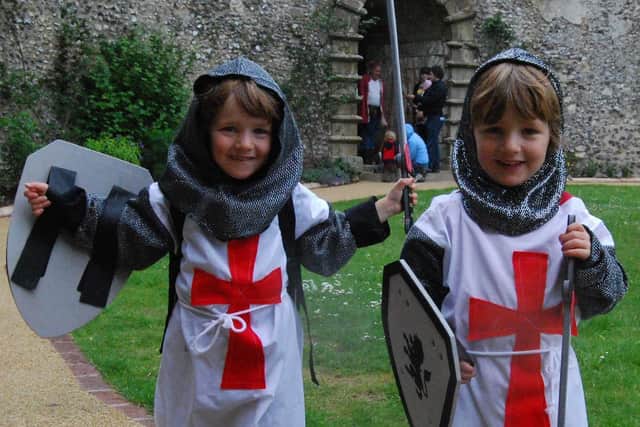 Children of all ages are being invited to dress up in armour and encounter dragons at Lewes Castle this half term