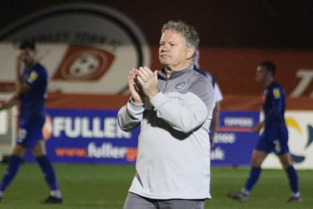 Crawley Town boss John Yems