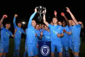 Hastings United U23s lift the county cup / Picture: Simon Roe