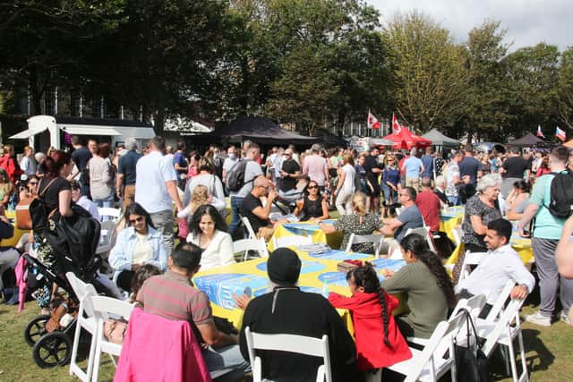 Worthing food festival is the BID's largest event. Photo: Eddie Mitchell