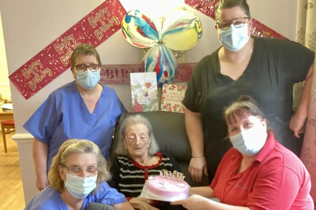 Betty Hardwick has celebrated her 103rd birthday SUS-220202-092453001