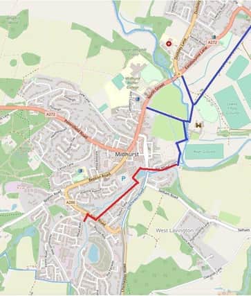 A Midhurst resident has expressed concern about the proposed plans to the Midhurst Greenway pathway.