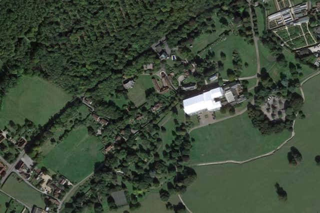 SDNP/22/00010/FUL: 116 Church Lane, West Dean. Conversion of 3 no. residential dwelling houses (C3) into student accommodation (residential institutions - C2) and creating 12no. en-suite bedrooms with communal facilities, off-street parking and external landscaping. Photo: Google Maps.