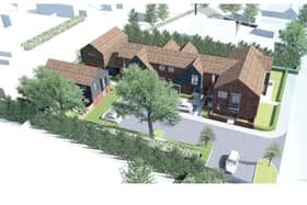 CGI illustration of the proposed Slinfold development in Hayes Lane