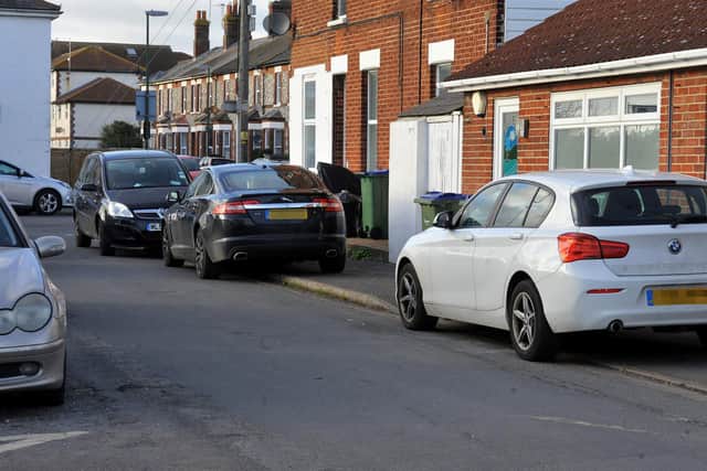 Parents of children at River Beach Primary School fear the lack of parking spaces will make drivers impatient and will ‘end in an accident’. Photo: Steve Robards