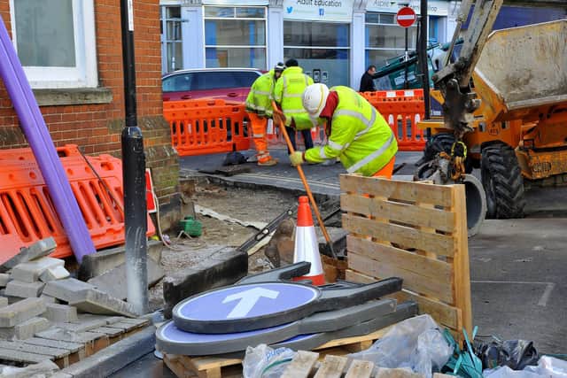 The council said disruption to businesses will be ‘minimal’ throughout the construction work and all owners are being kept ‘fully up to date with progress’. Photo: Steve Robards